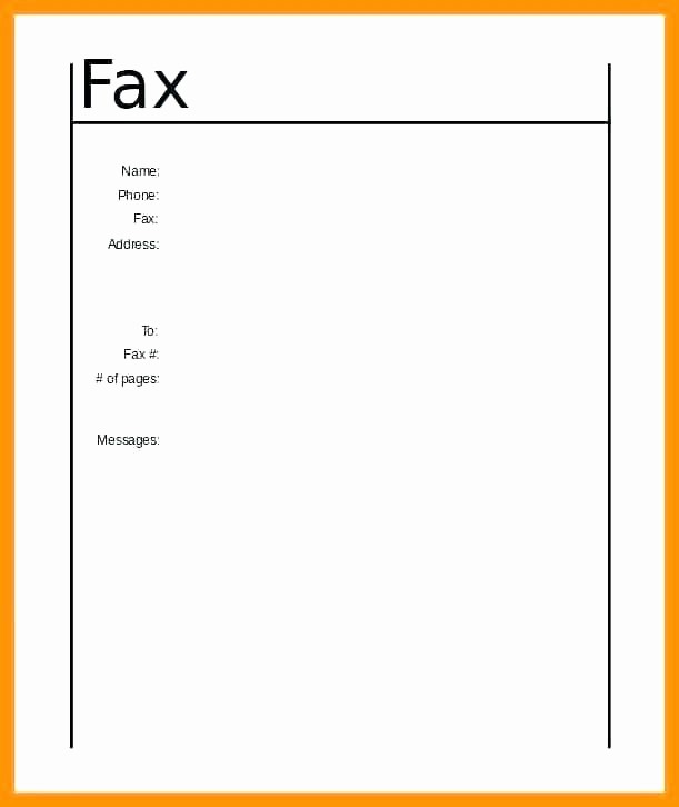 Medical Fax Cover Sheet Templates Unique Medical Fax Cover Sheet Template Word Free Printable Ideas