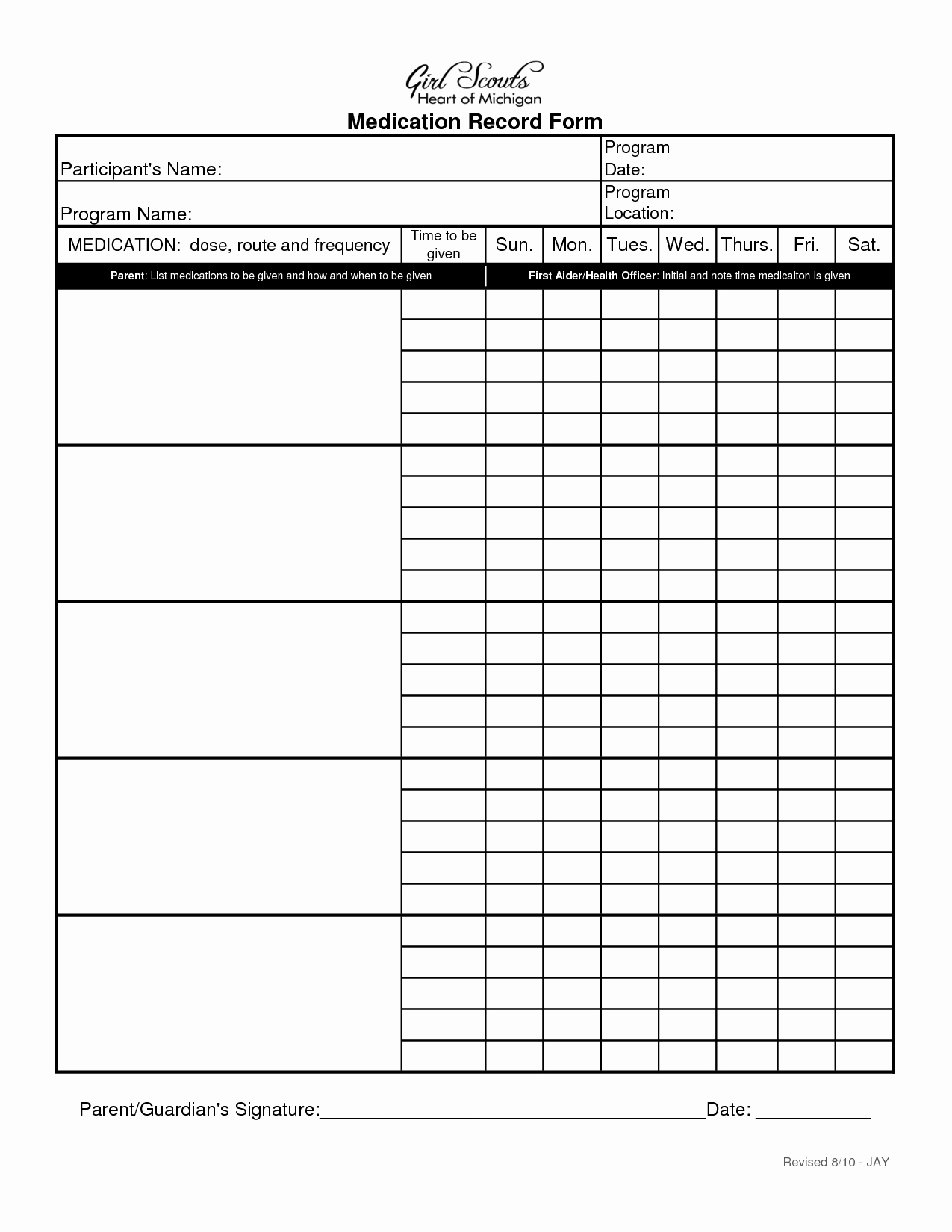Medication Log Sheet for Patients Beautiful 9 Best Of Printable Medication Administration