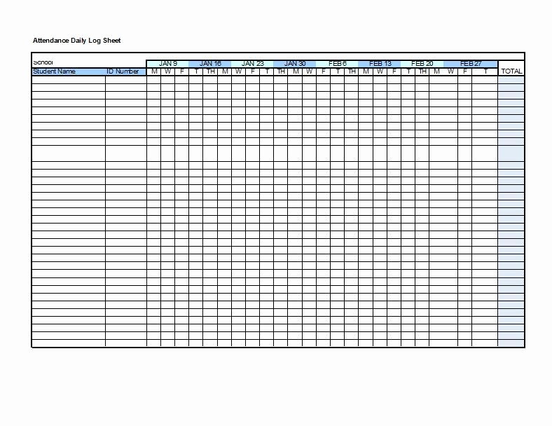 Meeting attendance Sheet Template Excel Elegant attendance Sheet Template 12 Free Word Excel Pdf