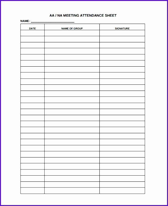 Meeting attendance Sheet Template Excel Lovely Meeting attendance form Template Na Sheet – Rightarrow