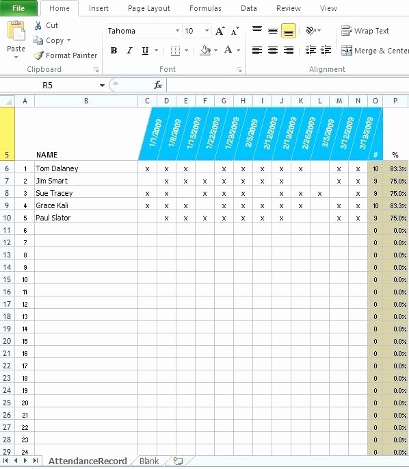 Meeting attendance Sheet Template Excel New attendance Sheet Template Excel attendance Sheet for