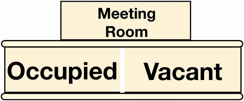 Meeting In Progress Sign Printable Elegant Sliding Door Meeting Room Occupied Vacant Sign