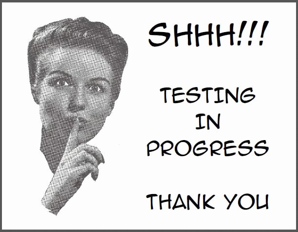 Meeting In Progress Sign Printable Inspirational Shhh Testing In Progress Free Printable Classroom Door