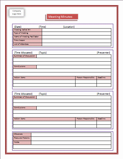 Meeting Notes Template for Word Fresh Kim Kardashiant In Action Minutes Of Meeting Sample
