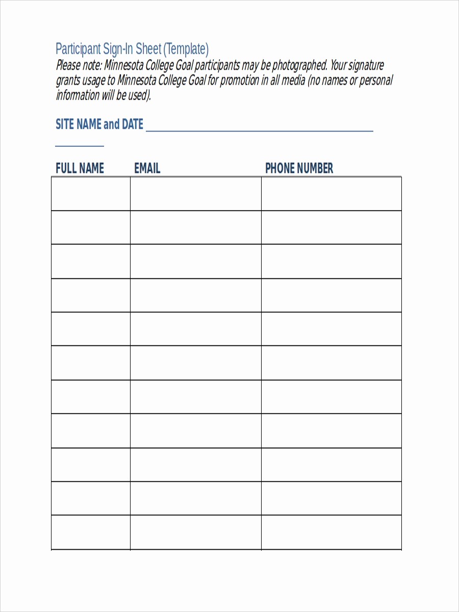 Meeting Sign In Sheet Doc Lovely 51 Sheet Examples &amp; Samples In Doc