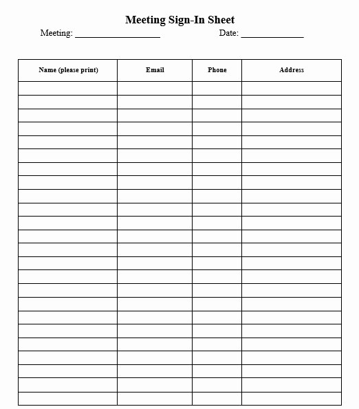 Meeting Sign In Sheet Doc New 8 Free Sample Safety Sign In Sheet Templates Printable