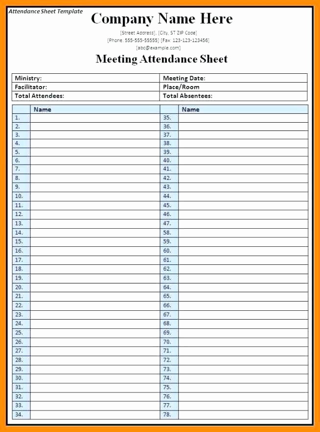 Meeting Sign In Sheet Excel Best Of Meeting Agendas Templates Agenda Template Download Page