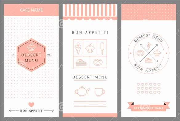 Menu Design Templates Free Download Elegant Dessert Menu Templates – 21 Free Psd Eps format Download