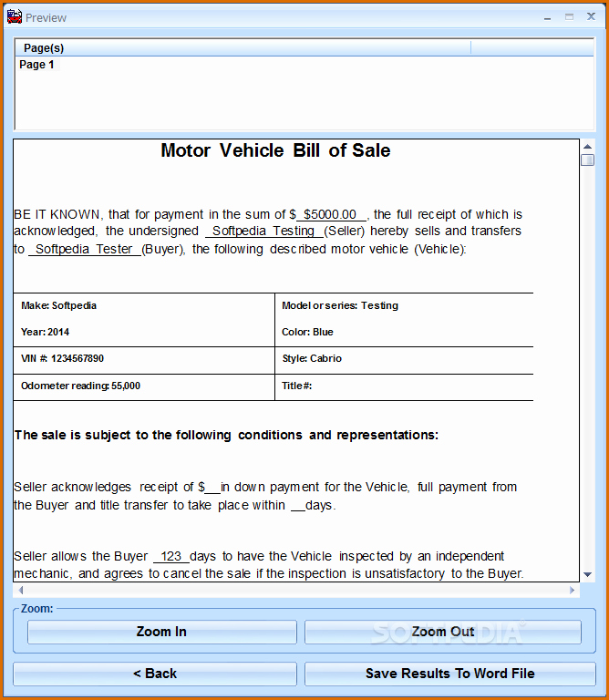 Microsoft Bill Of Sale Template Luxury 7 Bill Of Sale Template Word