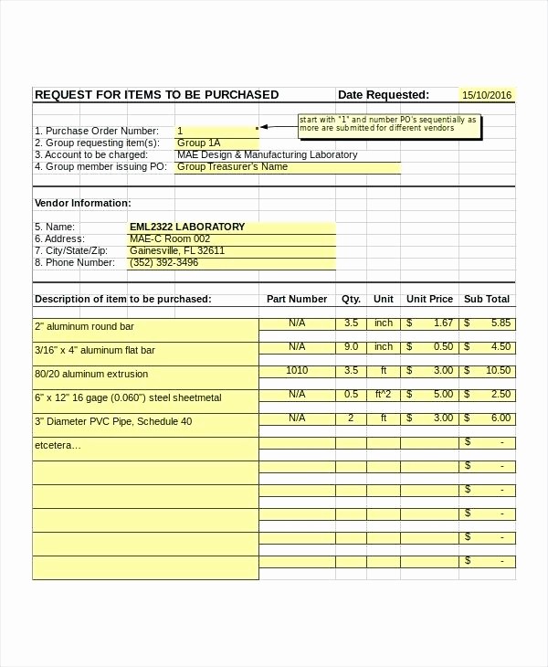 Microsoft Office Purchase order Templates Elegant Purchase order Excel Template – Seohelpub