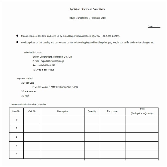 Microsoft Office Purchase order Templates New 11 Microsoft Word 2010 Free order Templates Download