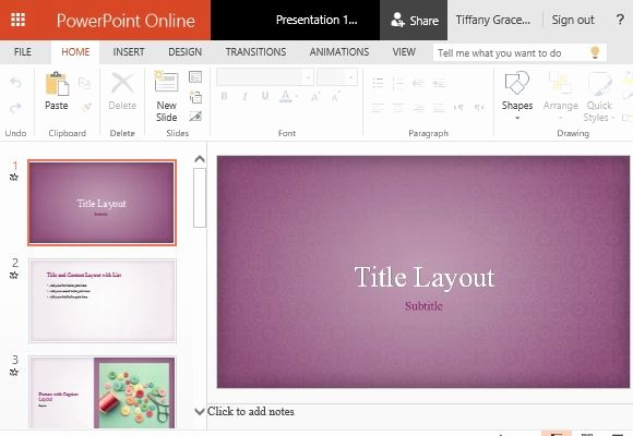 Microsoft Office Templates Power Point Awesome Pink Floral Powerpoint Template