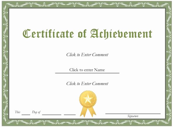 Microsoft Publisher Award Certificate Templates Lovely Free Certificate Templates