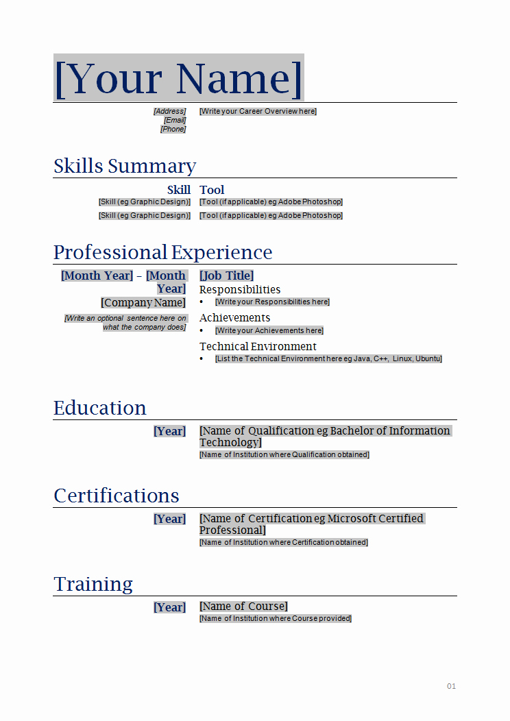 Microsoft Resume Templates Free Download Lovely Free Printable Resume Templates Microsoft Word