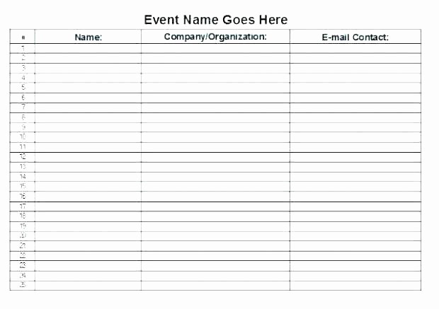 Microsoft Templates Sign In Sheet Unique Sign In Sheet Templates Free Word Excel Documents Premium