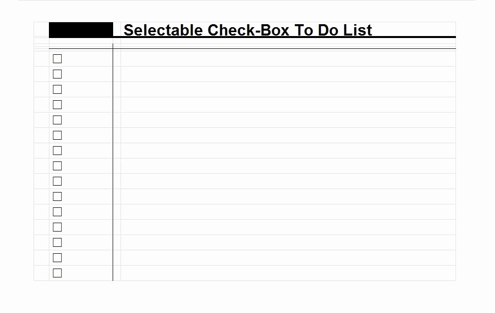 Microsoft to Do List Templates Fresh 50 Printable to Do List &amp; Checklist Templates Excel Word