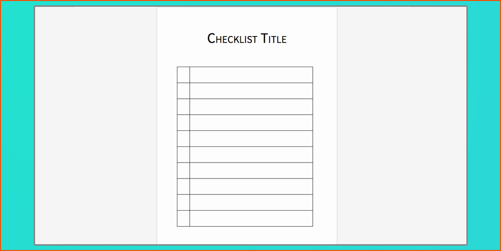 Microsoft to Do List Templates Inspirational 7 Microsoft Word Checklist Template Bookletemplate