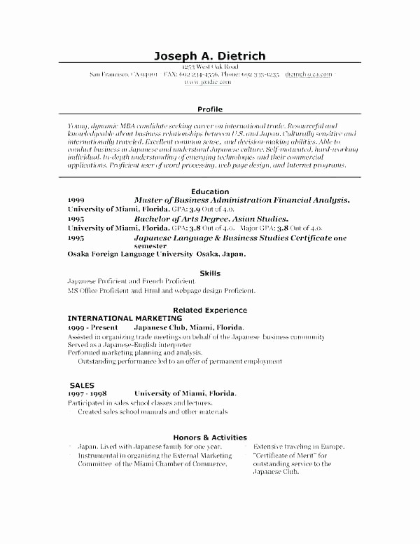 Microsoft Word 2003 Resume Templates Awesome Resume Template for Microsoft Fice Word 2003