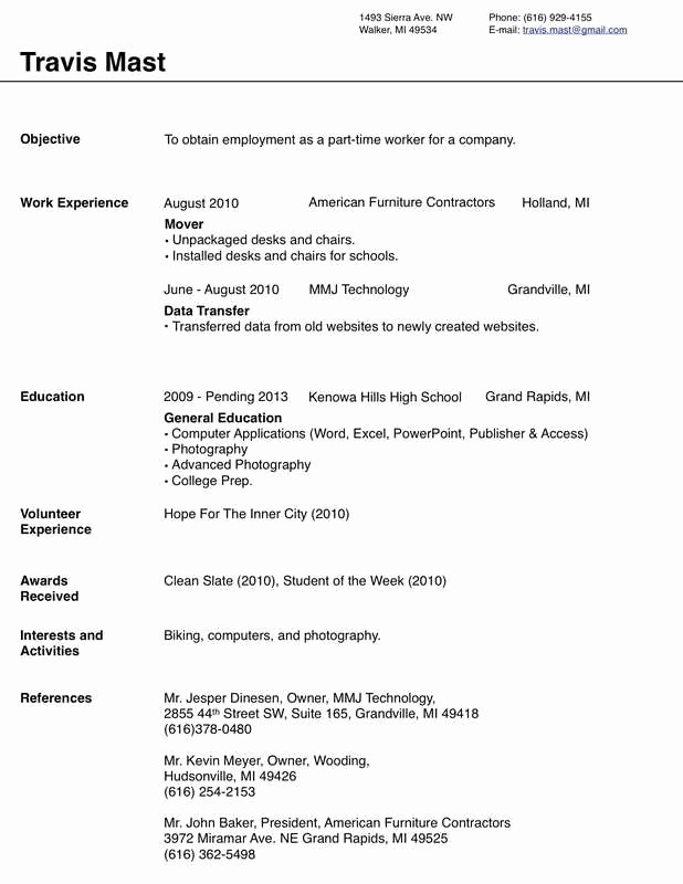 Microsoft Word 2007 Resume Template Awesome Microsoft Word Resume Template 2007