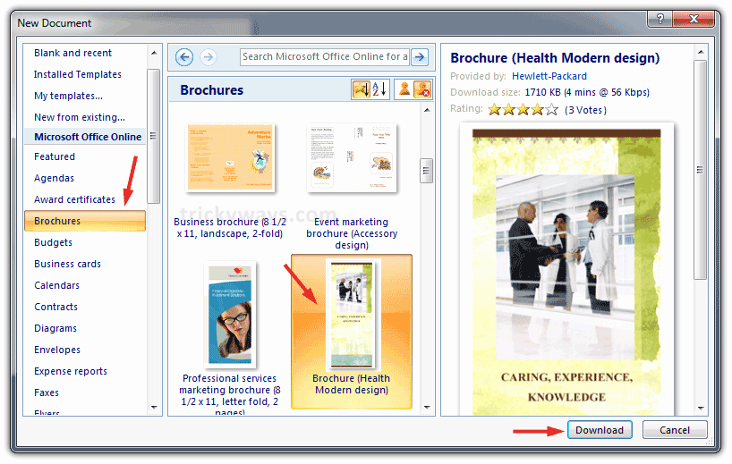 Microsoft Word Brochure Template Download Luxury 10 Best S Of Microsoft Fice Brochure Templates