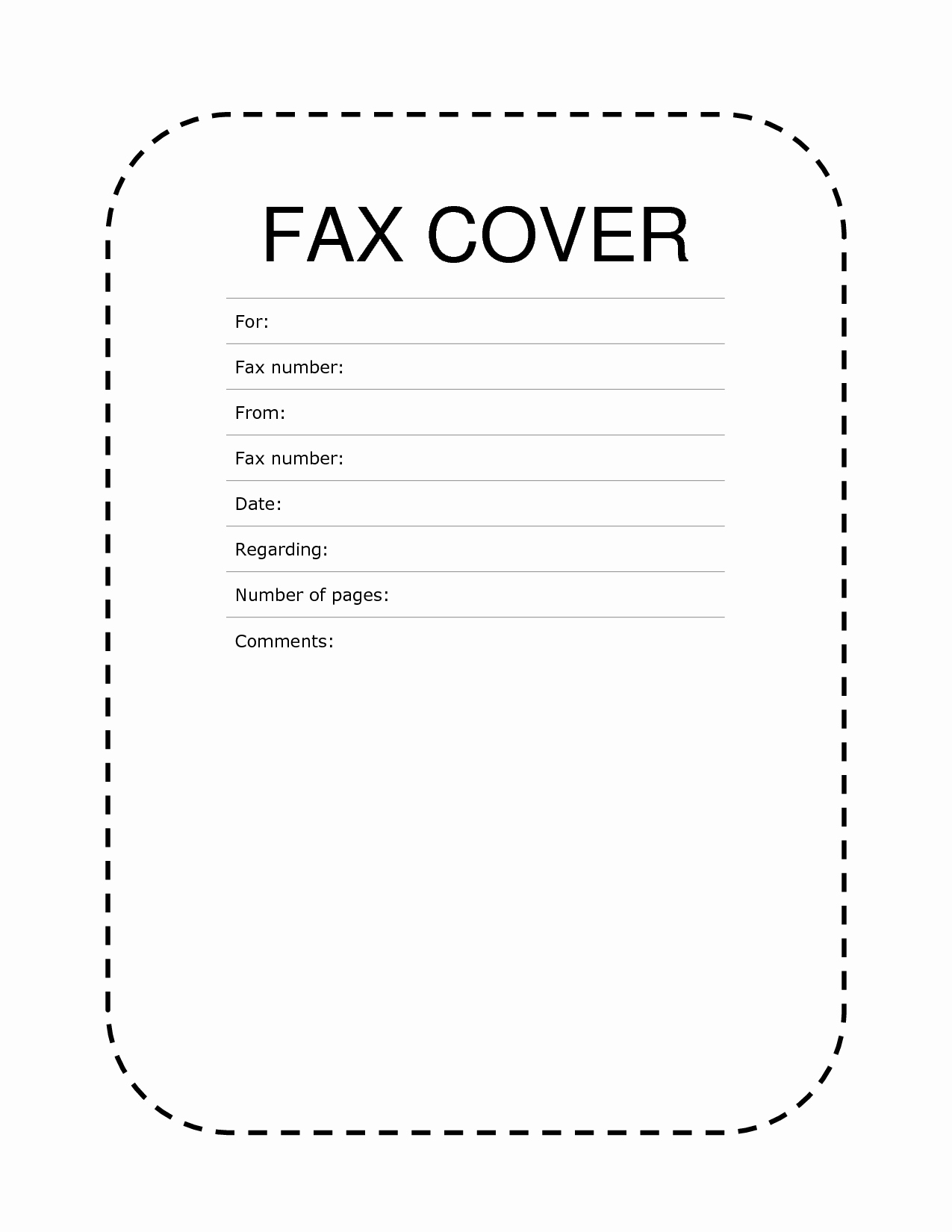 Microsoft Word Cover Letter Templates Luxury [free] Fax Cover Sheet Template
