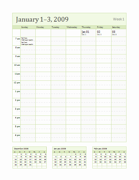 Microsoft Word Daily Schedule Template Best Of Word Weekly Calendar Template