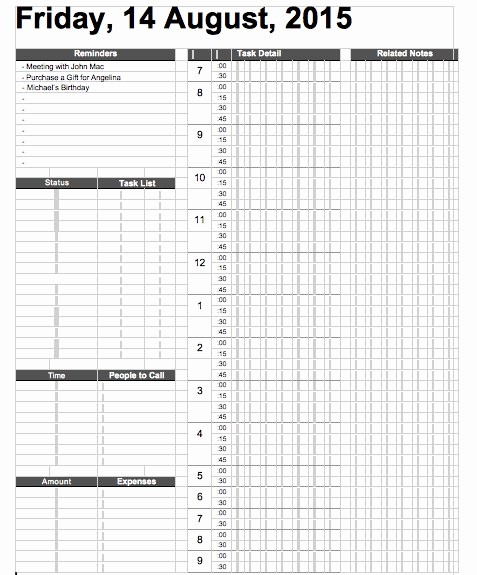 Microsoft Word Daily Schedule Template Luxury 19 Perfect Daily Work Schedule Templates Free Template