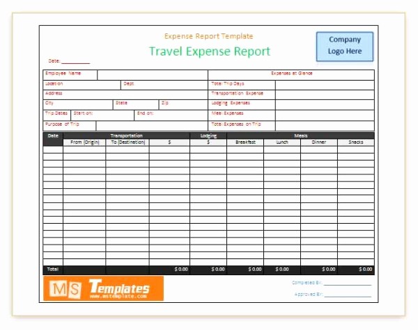 post template of expenses 2128