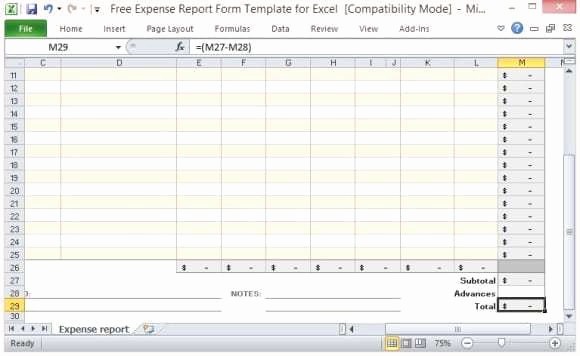 Microsoft Word Expense Report Template Best Of 10 Expense Report Templates Word Excel Pdf formats