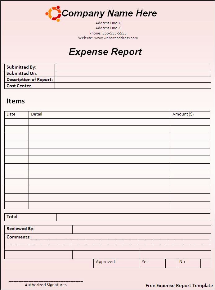 Microsoft Word Expense Report Template Lovely Report Templates