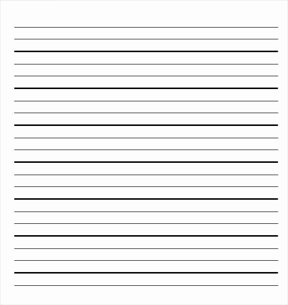 Microsoft Word Lined Paper Template Unique 14 Word Lined Paper Templates