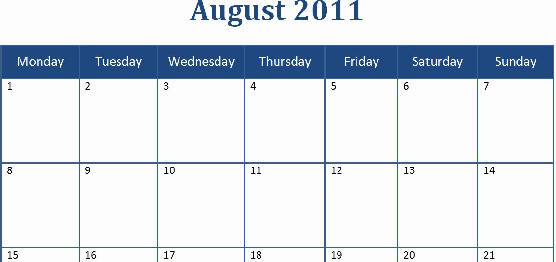 Microsoft Word Monthly Calendar Template Unique 20 Microsoft Blank Calendar Template Microsoft