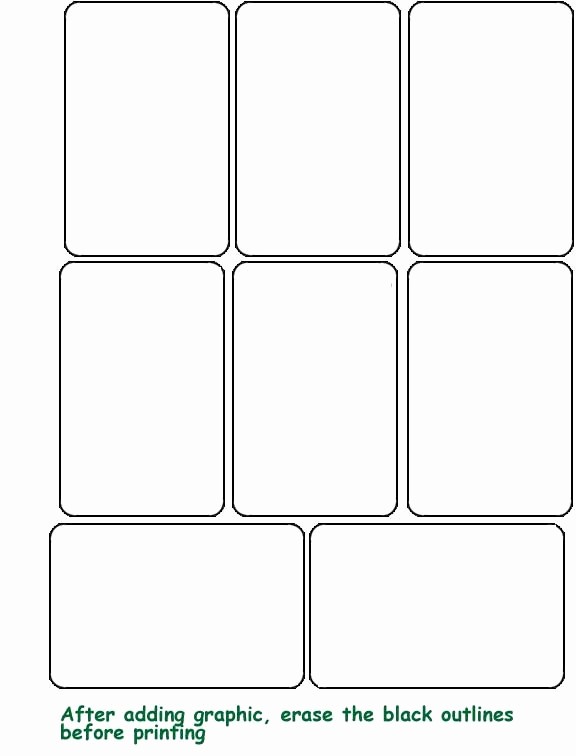 Microsoft Word Playing Card Template New Playing Card Template