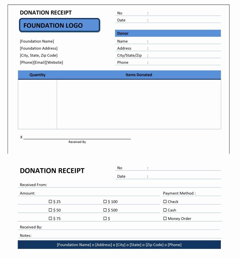 Microsoft Word Receipt Template Free Lovely Template Donation Receipt