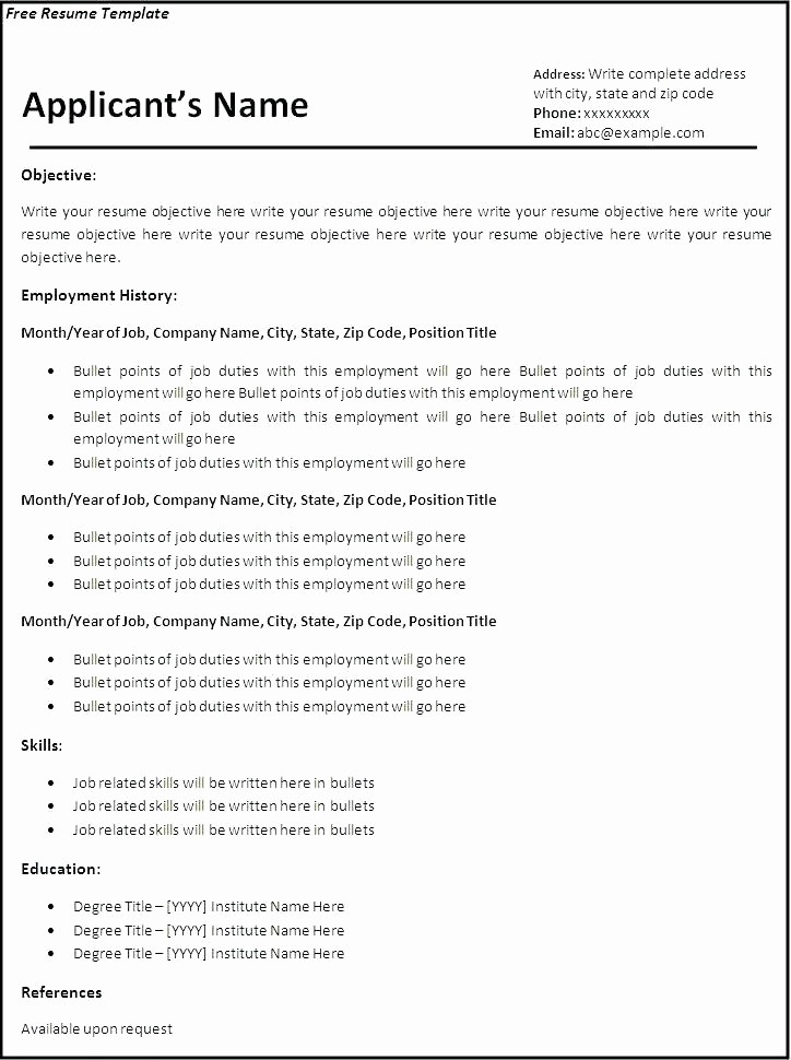 Microsoft Word Resume Templates 2007 Elegant Find Resume Templates Word Vintage Microsoft Word Resume
