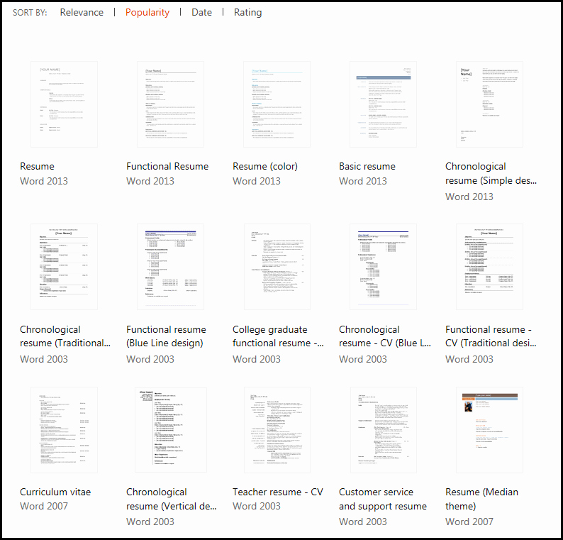Microsoft Word Resume Templates 2014 Unique Microsoft Fice Resume Templates 2014