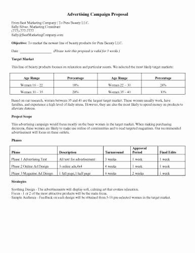 Microsoft Word Sales Proposal Template Awesome 32 Sample Proposal Templates In Microsoft Word