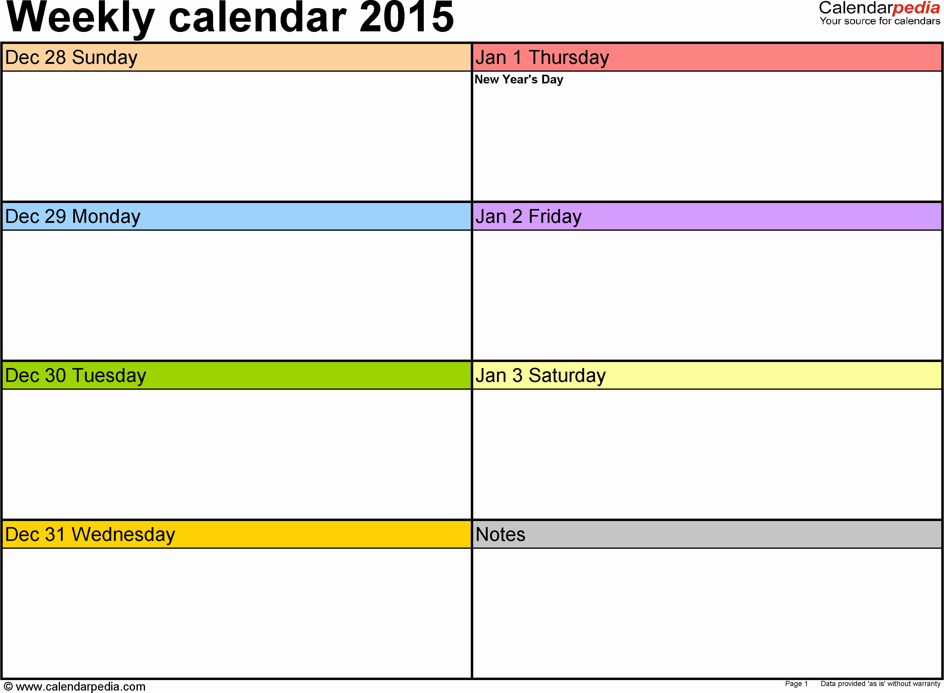 50 Microsoft Word Weekly Calendar Template Template