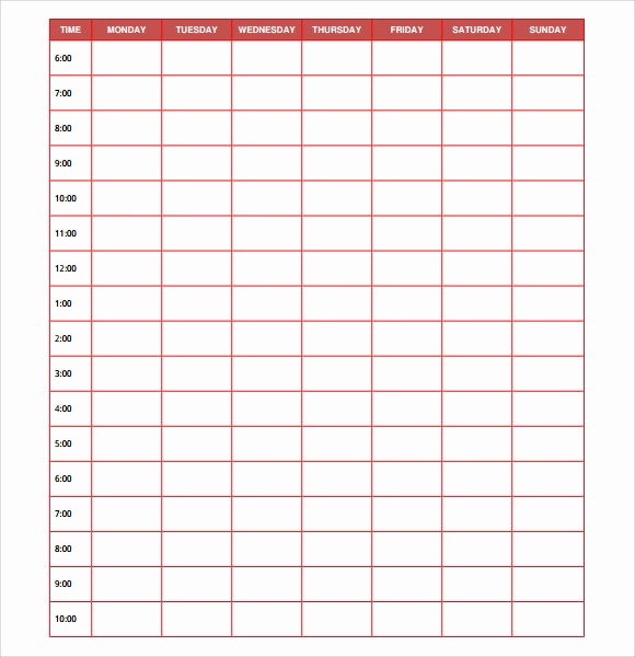Microsoft Word Weekly Schedule Template Lovely Microsoft Calendar Template 8 Download Free Documents In