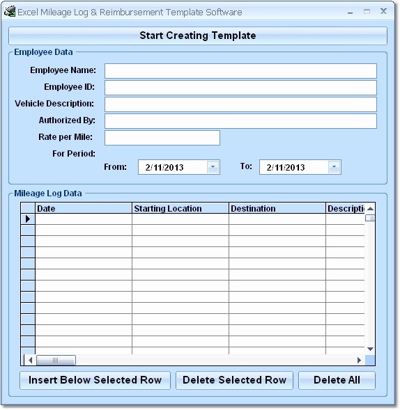 Mileage Log and Reimbursement form Best Of Excel Mileage Log &amp; Reimbursement Template software