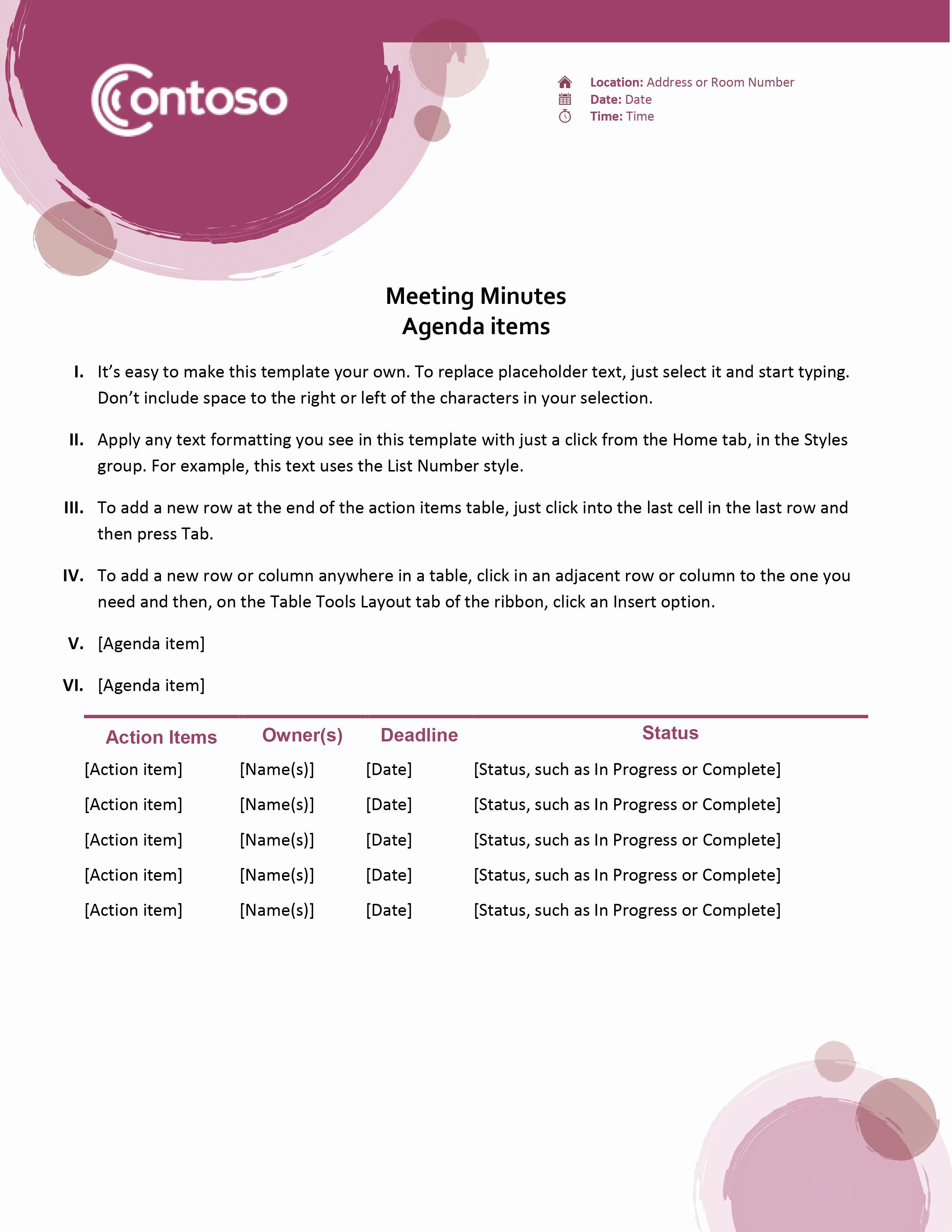 Minutes Of A Meeting Template Best Of Minutes Fice