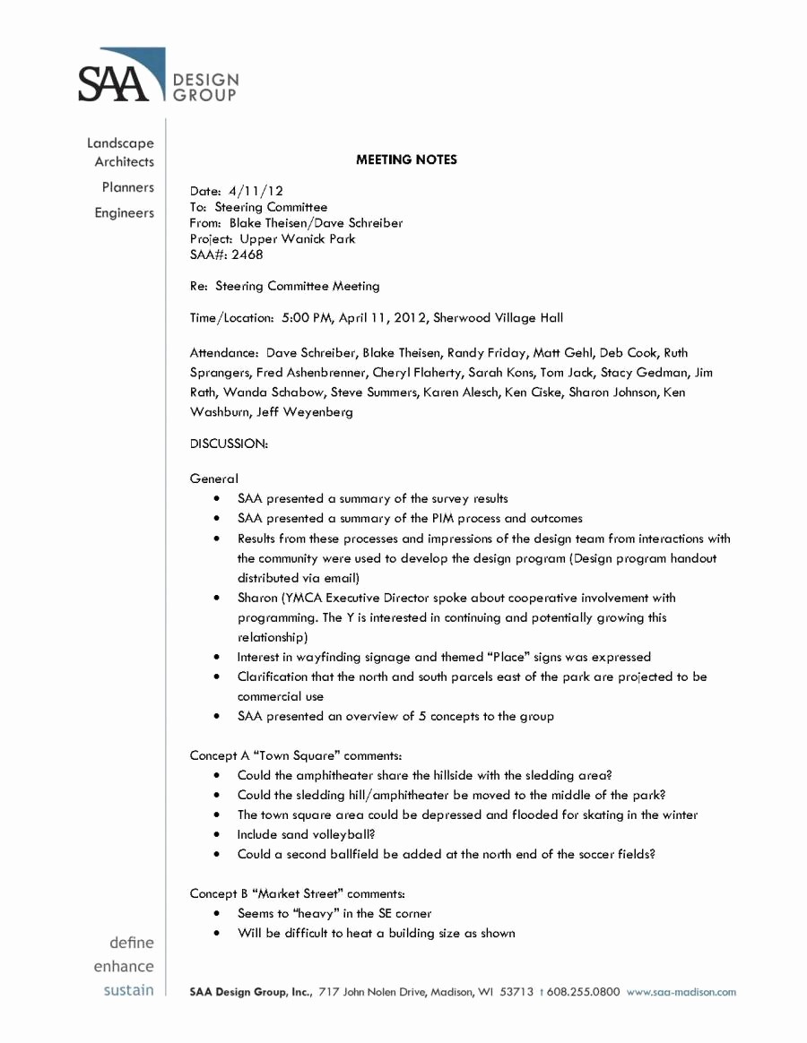 Minutes Of A Meeting Template New 6 Meeting Minutes Templates Excel Pdf formats