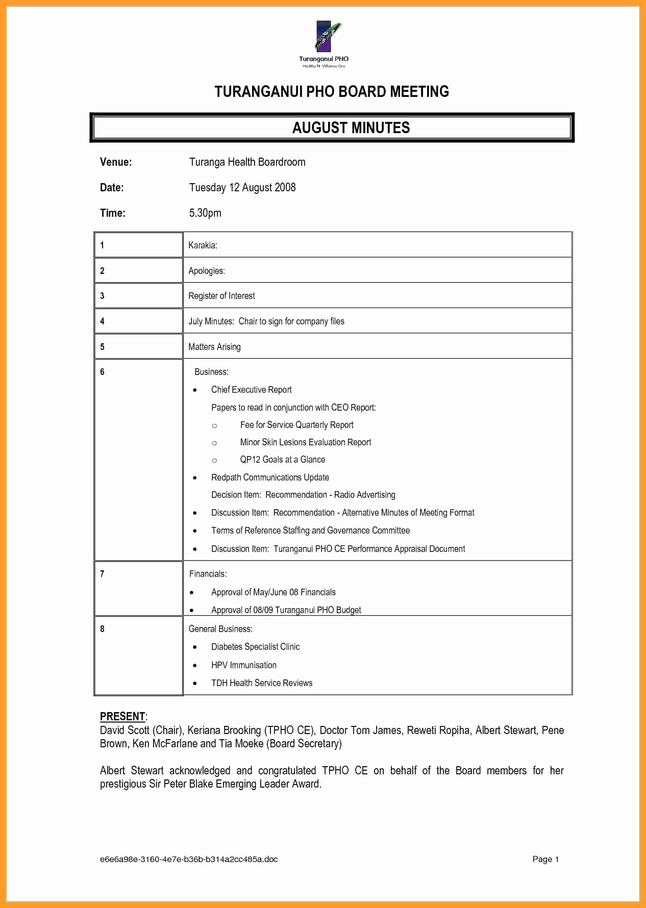 Minutes Of the Meeting Template Awesome Template Meeting Meetings Template Minutes format