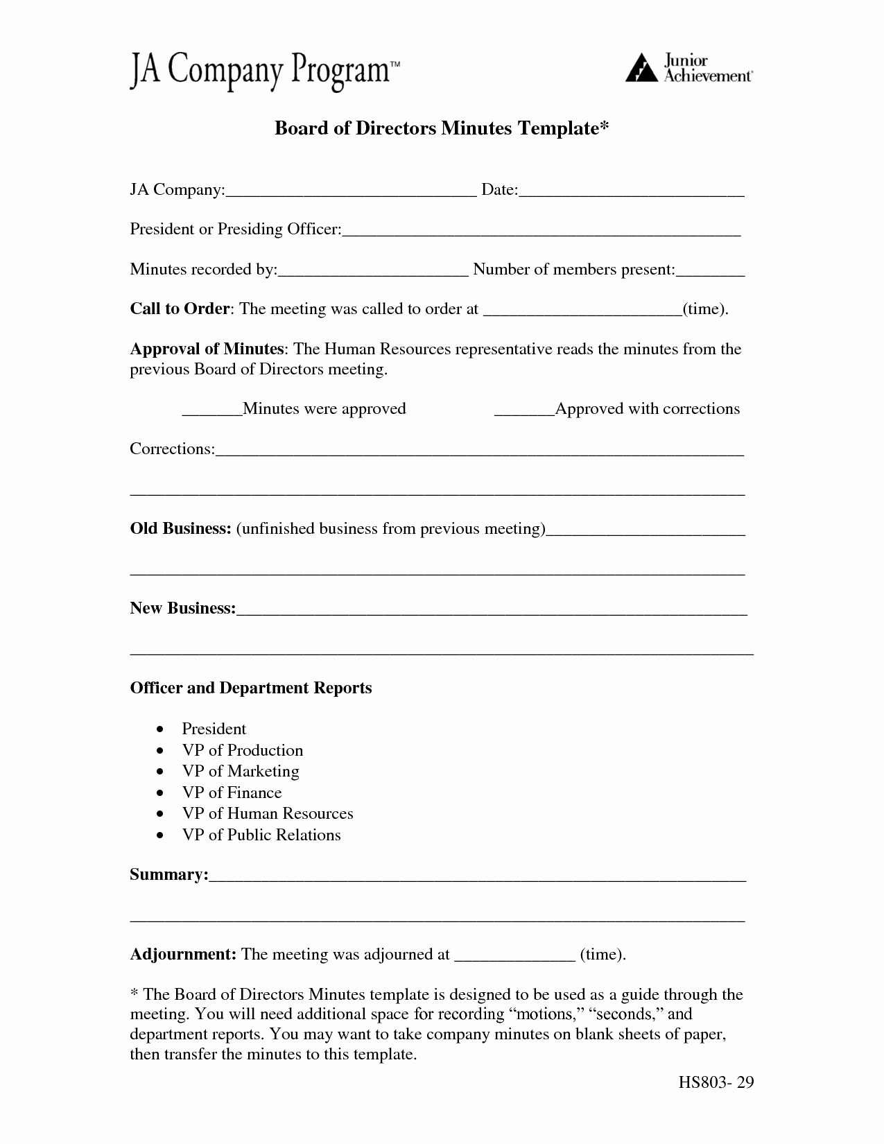 Minutes Of the Meeting Template Elegant Agenda Word Template Example Mughals