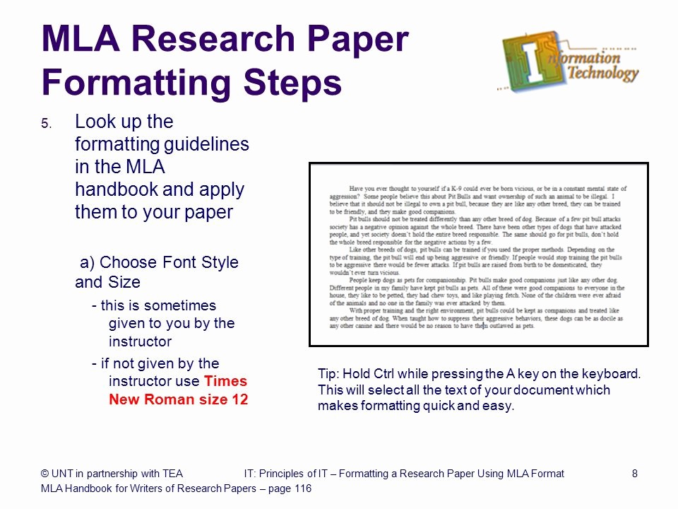 Mla format for Research Papers Inspirational formatting A Research Paper Ppt