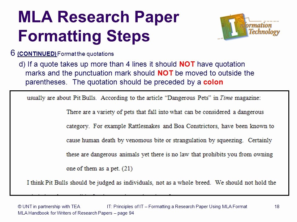 Mla format for Research Papers Luxury formatting A Research Paper Ppt
