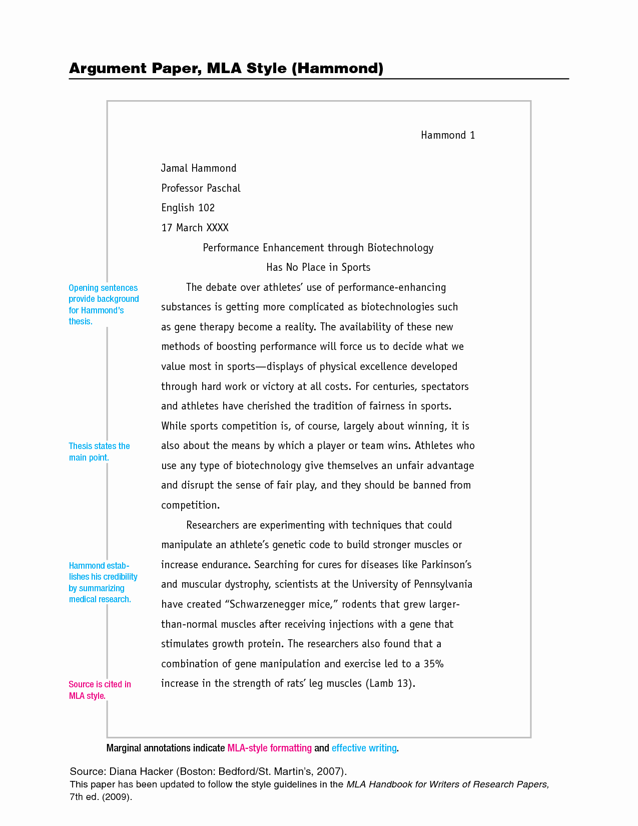 Mla format Of A Paper Beautiful Sample Pages A Research Paper In Mla Style