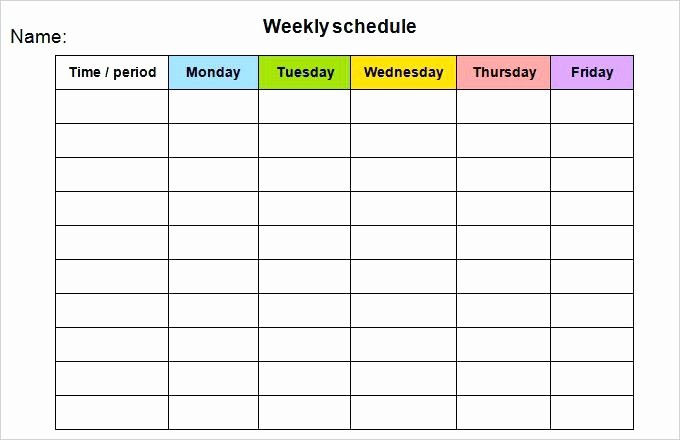 Monday to Sunday Calendar Template Unique Blank Printable Calendar Monday Through Friday Free