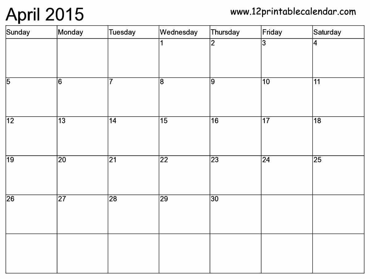 Month by Month Calendar Template Elegant Printable Month Calendar – 2017 Printable Calendar