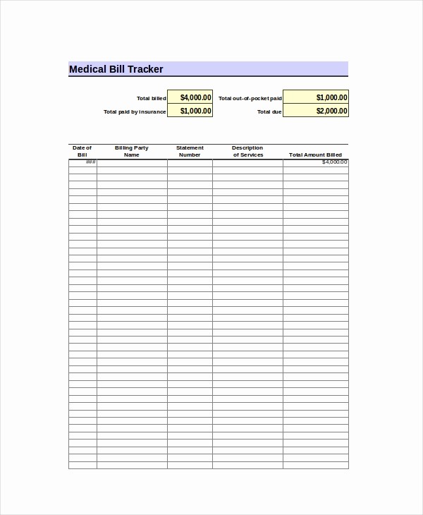 Monthly Bills Spreadsheet Template Excel Lovely Excel Bill Template 14 Free Excel Documents Download